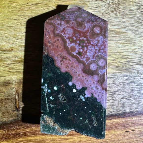 Ocean Jasper Crystal Tower - Picture 3 of 4